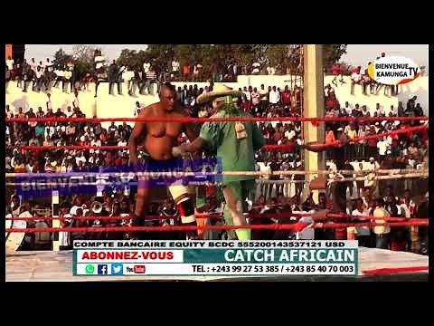 Combat final de Catch Congolais avec Le champion SUPER ANGULUMA vs MACHINE KALELE