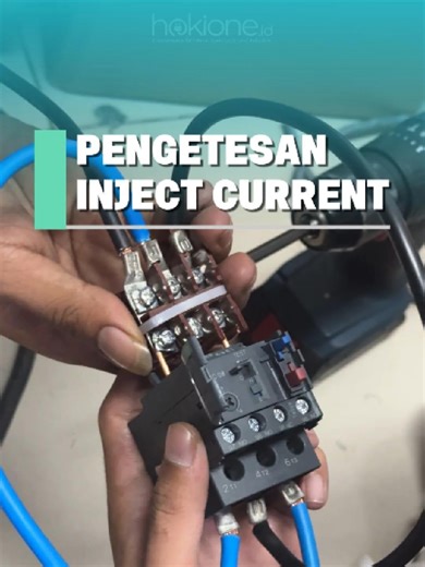 #part1 pengecekan inject current im Engineering hokione.id siap bantu dari survey, pengujian, hingga commissioning Karena sistem listrik harus aman sebelum beroperasi. Konsultasi & kebutuhan testing? DM kami sekarang #hokione #enginering #electrician