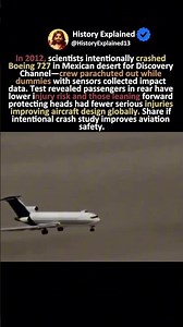 The Scientists Who Intentionally Crashed Boeing 727 in Desert to Study Survival