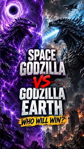 Space Godzilla vs Godzilla Earth 🔥 Who Wins?