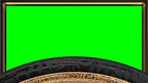 Download Golden Green Screen Window Frame Animation for free
