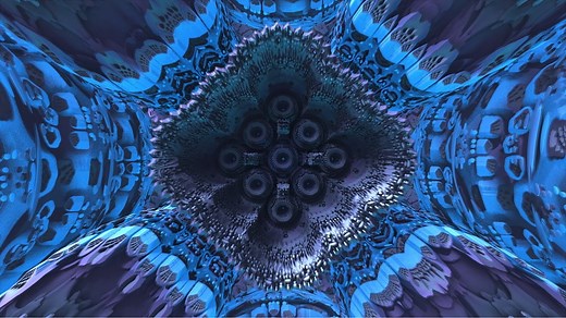 Zoom - Fractal Landscapes - 839 seconds high quality video loop