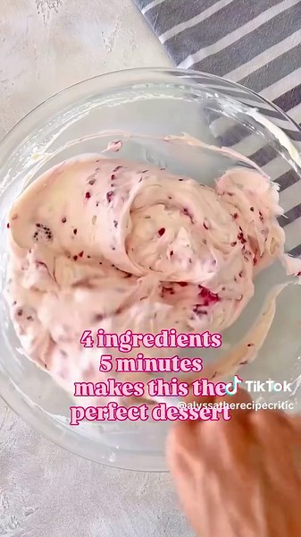 Quick 5-Minute Raspberry Dessert Recipe