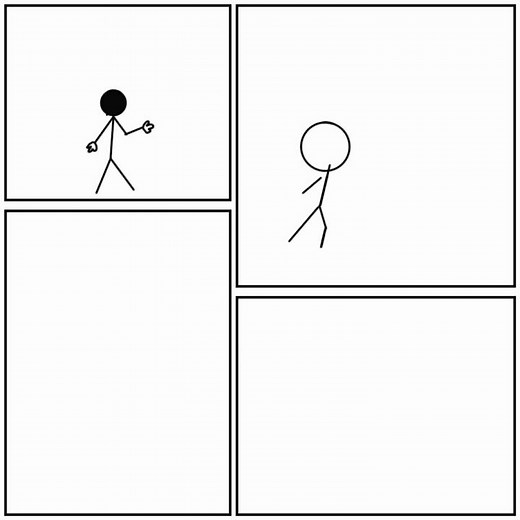 My first stick man comic