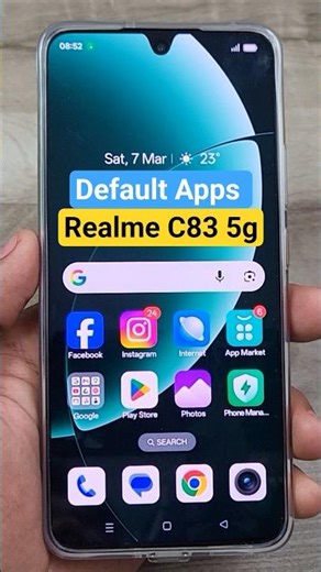 how to change default apps in realme c83 5g #techshorts #realme #android