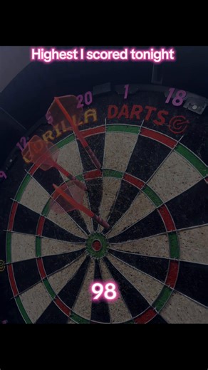 My best scores of the night with my new personalised Kflex @Mikes 180 Studio 3D Printing #darts