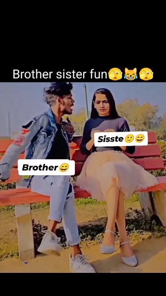 Brother sister fun🫣😹🫣 #funny #love #masti #brother #sister #shortsfeed #ytshorts