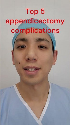Top 5 most common appendicectomy complications. #surgery