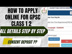 📢HOW TO FILL ONLINE APPLICATION FOR GPSC CLASS 1 2 🔥| APPLY ONLINE FOR GPSC | 20TH APRIL #gpsc2025