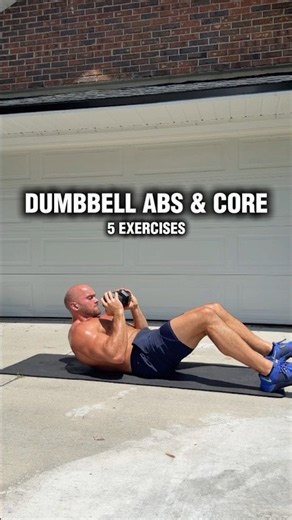 Dumbbell Abs & Core Workout | 5 Exercises