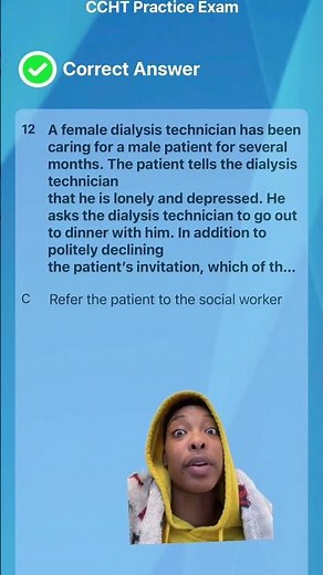 CCHT EXAM PREP TIP #dialysistech #examtips