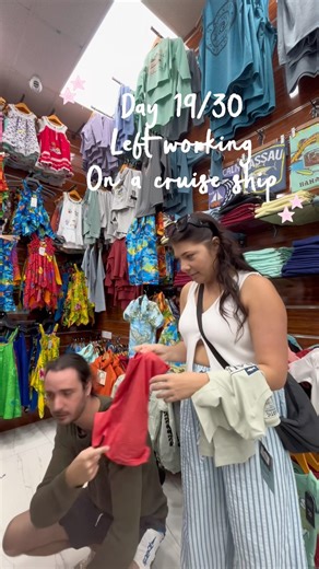 DAY 19/30 left working on this cruise ship #cruisecrew #nassau #klove