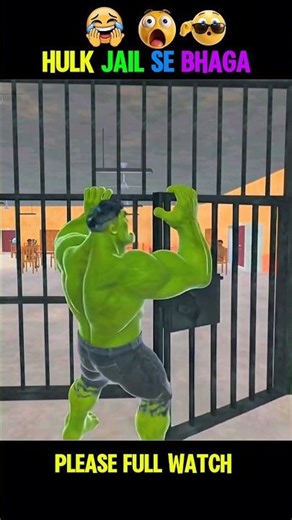 Hulk Jail Se Bhaga || Indiantheftauto #youtubeshorts #viralshorts #shortsviral #shorts #gta5 #gta6