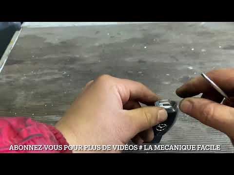 Remplacement pile clé Mercedes benz