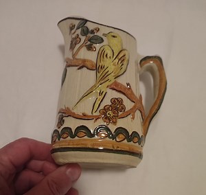 Vintage Spanish Pottery Jug, Maestre Biar Alicante, Handmade Artisan Ceramic Pitcher, Signed MV Studio Art, Collectible Espana Home Decor - Etsy