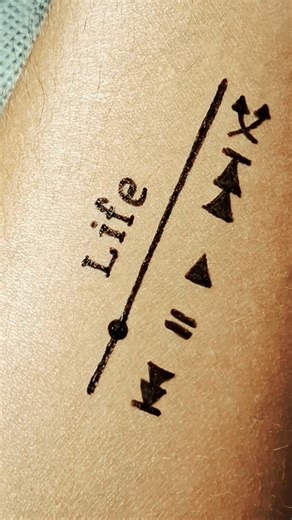 life is Music 🎶 Enjoy in Every Situation Music Player Temporary Tattoo #tattooshorts #shorts #music