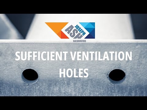 The Importance of Sufficient Ventilation Holes for Hot Dip Galvanizing