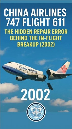 China Airlines 747 Flight 611 Crash | The Hidden Repair Error Behind the In-Flight Breakup (2002)