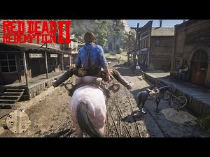 When Arthur Turns Into a Giant Cowboy || Rampage Trainer Madness || RDR2 #rdr2 #arthurmorgan