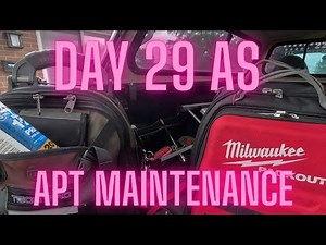 Day 29 as apartment maintenance