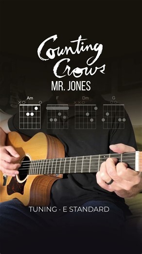 Mr. Jones Guitar Chords | Counting Crows 🎸 Easy Tutorial