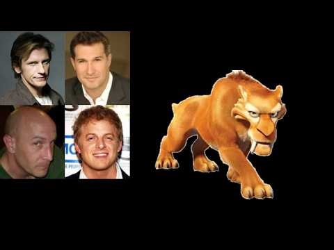 Animated Voice Comparison- Diego (Ice Age)