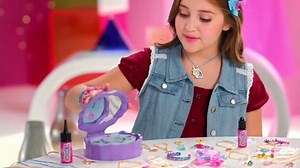 Cra-Z-Art Shimmer 'n Sparkle GEMEX Gel Creations Studio TV Spot, 'Jewelry in Minutes'