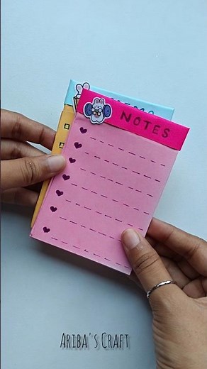 DIY mini notebook without glue ✨🥰 #shorts #art#diy#craft#origami#viral#creative #youtubeshortsviral
