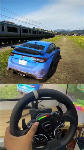 Driving the Honda Civic Type R 2023 | MOZA R5 #forzahorizon6 #gaming
