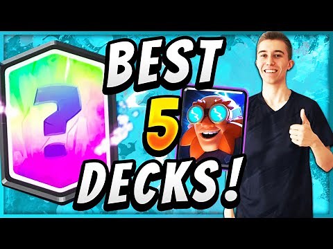 THESE ARE THE TOP 5 Decks in CLASH ROYALE! Ranking Best Decks (January 2021)!