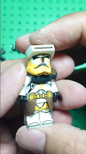 Lego Clone Commander Bly 327th Star Corps Clone Wars minifigures by Xinh #shorts