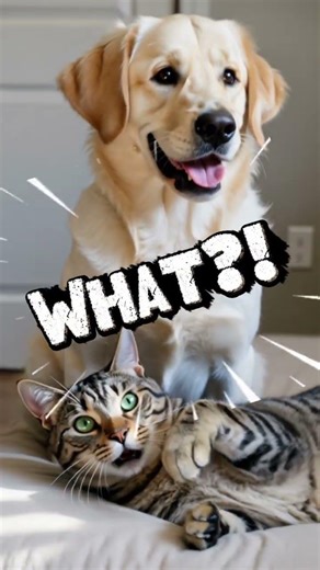 Dog Frames Cat for Stealing Cheese 🐕🧀😂