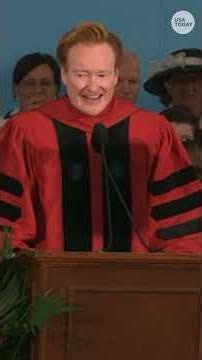 Conan O'Brien jokes about AI, federal lawsuits during Harvard speech