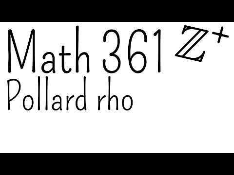 Pollard rho introduction | Math 361
