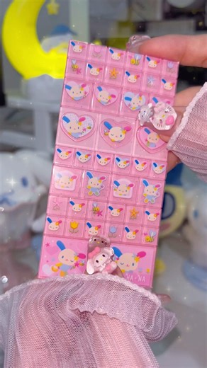 タイルシール縛りの透明シール帳作り💎🩵 #sticker #ボンボンドロップシール #ぷくぷくシール #かわいい #asmr