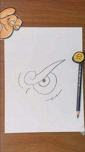 Como desenhar passo-a-passo o olho do Luffy
