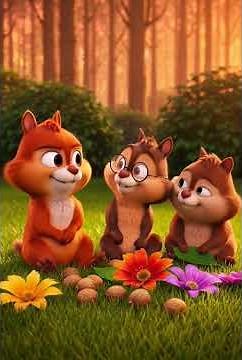 Chipmunk Helps a New Friend