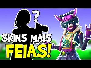 7 SKINS MAIS FEIAS ¯\\_(ツ)_/¯ - FORTNITE BATTLE ROYALE