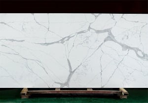 [Hot Item] Engineered Stone polished/honed black/white/beige neolith calacatta quartz for interiors/indoor kitchen/bathroom countertops/vanity