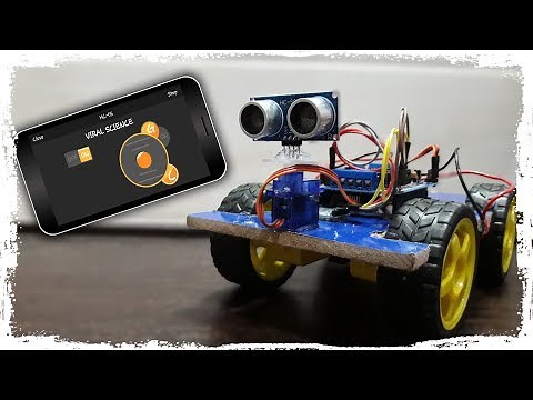 How to make smartphone Controlled Car (G-Sensor)(joystick) controlled