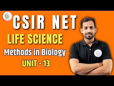 CSIR NET Life Science | Methods in Biology | Unit 13 | Complete Concepts & Techniques | Sansaram