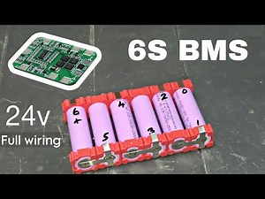 24volt 3000mah lithium ion battery making with 6S BMS Protection