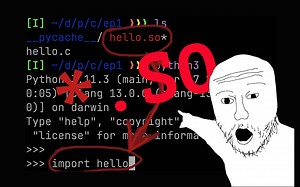 【Python/C】直接 import 动态库，这好吗？（C API）