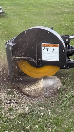 24K views · 78 reactions | Quick Stump-Away 3-Point | 3-Point PTO Stump Grinder | Quick Attach Attachments | Facebook