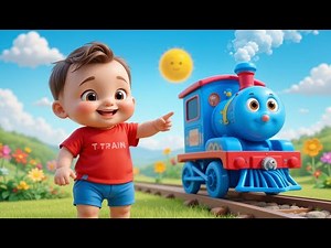 Train Choo Choo | Fun Kids Train Song | Learn Sounds, Movement & Counting for Toddlers
