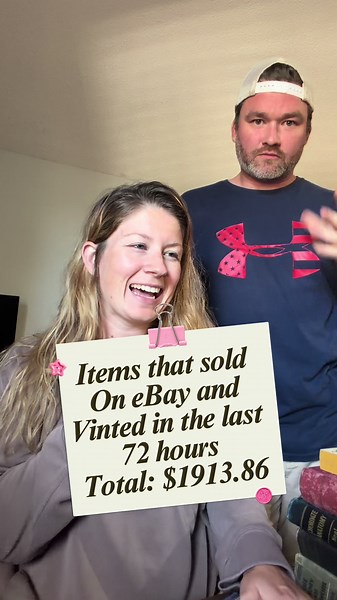 Good weekend for selling things and stuff. #ebay #vinted #resell #reseller #thrifting