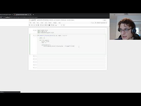 Geometric Brownian Motion in Python