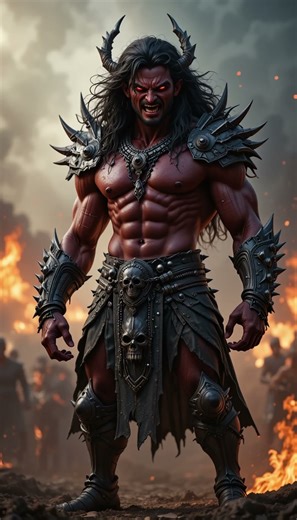 Goddess Kali vs Raktabeeja #moralstories #shorts #animation #shortsfeed #spiritual