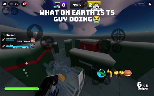 What Is This Guy Doing in Roblox?