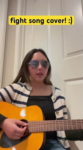 fight song cover! #rachelplatten #fightsong #songcover #coversong #singer #viral #singing #foryou